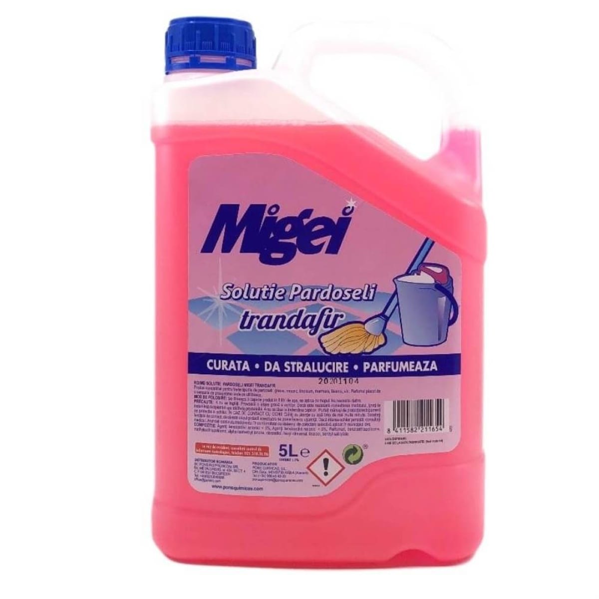 Asv det pardoseli migei trandafir 5l - imagine 1