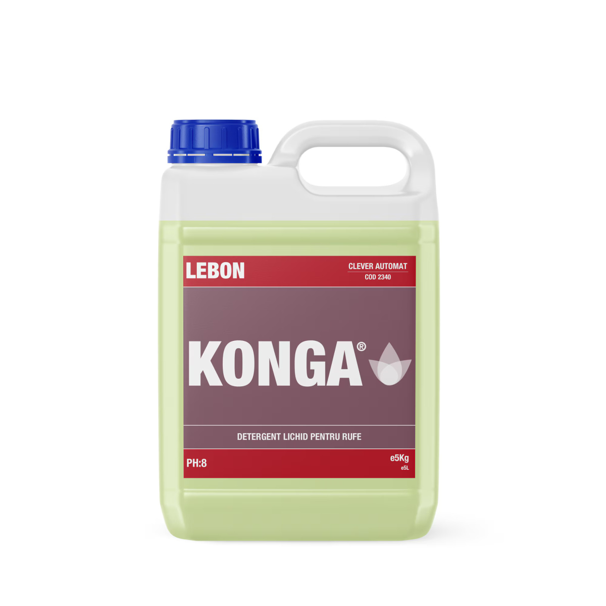 Konga clever detergent lichid pentru rufe 5l floral - imagine 1