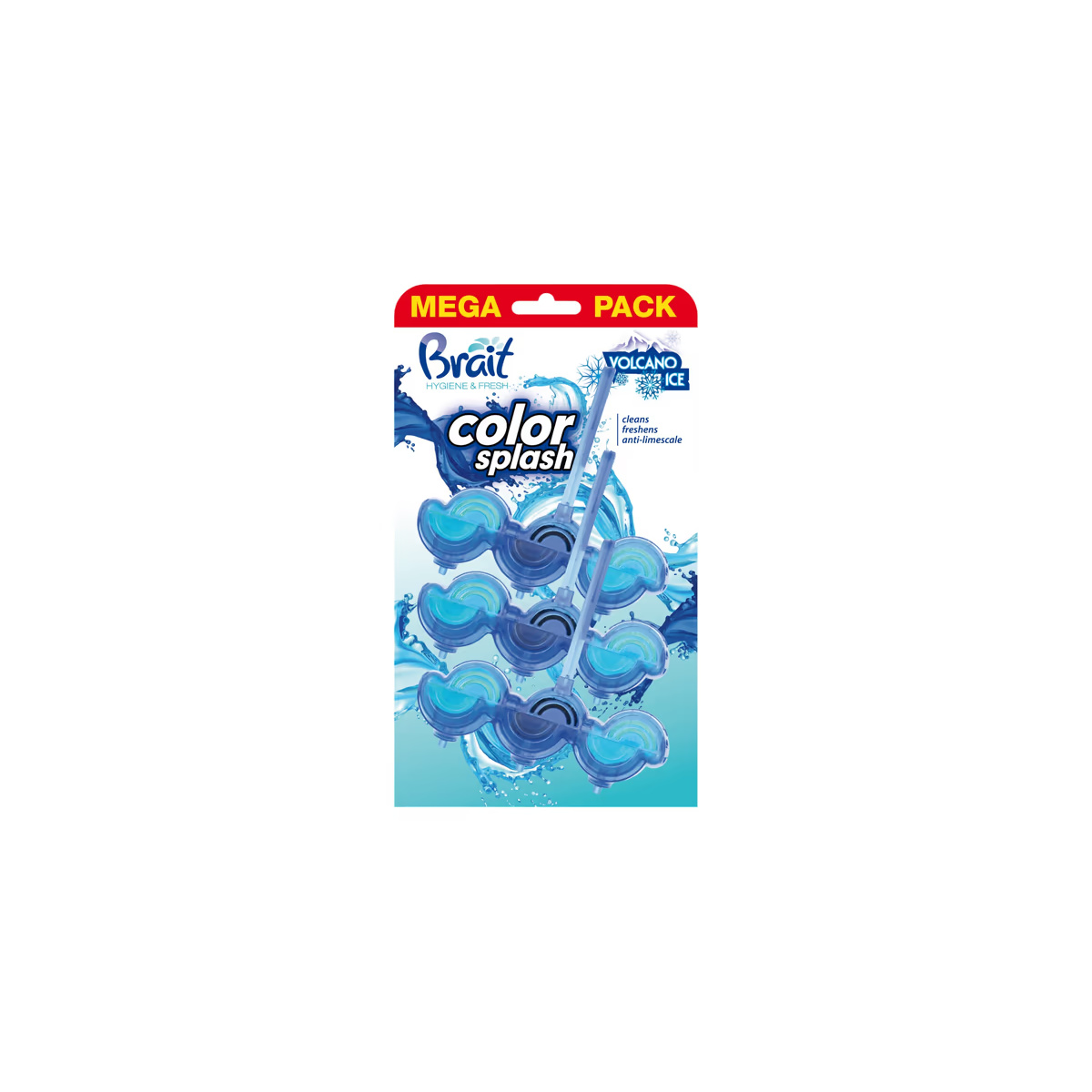 Brait wc hygiene&fresh color volcano **3x45g** - imagine 1