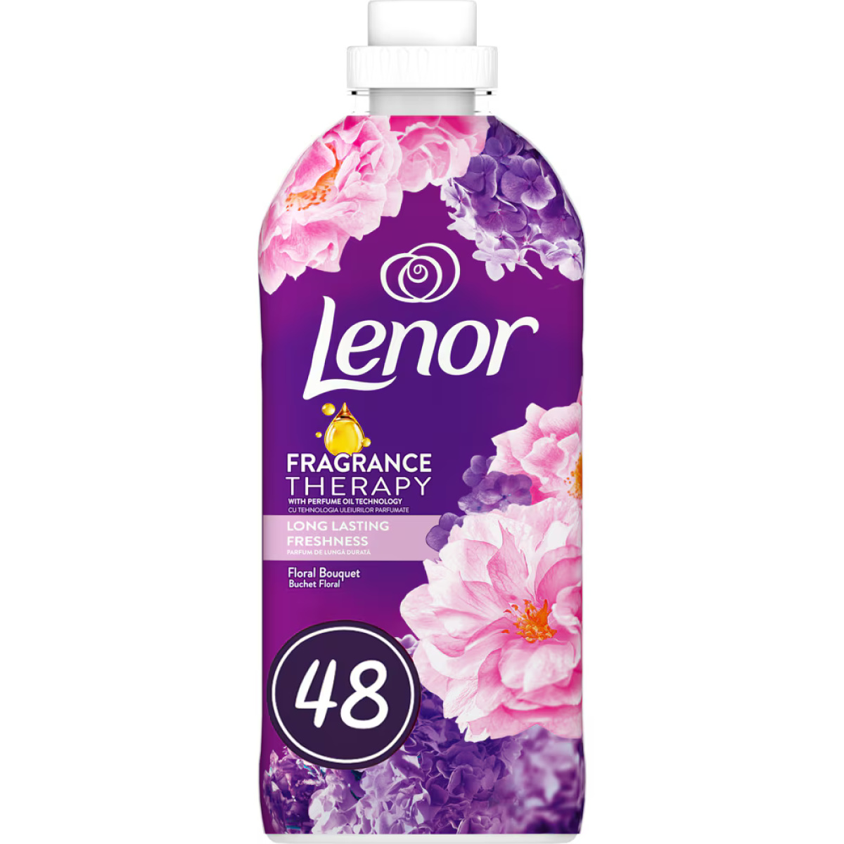 Lenor 1.2l (48 spalari) therapy floral bouquet - imagine 1