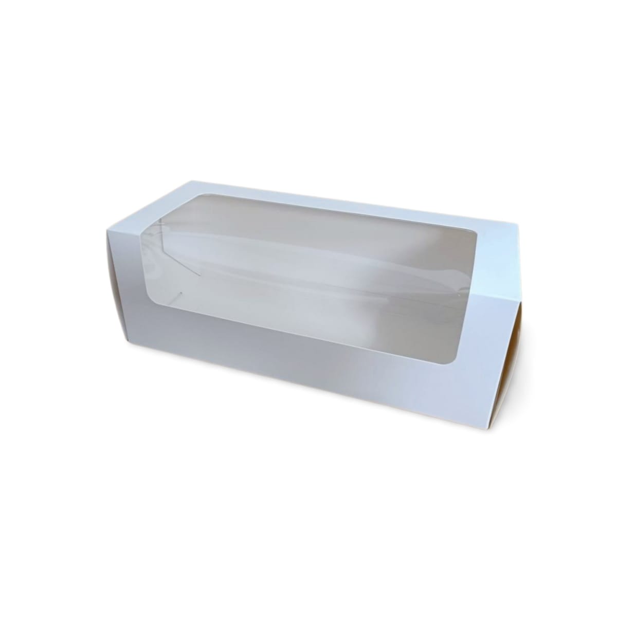 Cutie cozonac alba cu fereastra 32x14x15cm 25/set - imagine 1