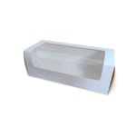 Cutie cozonac alba cu fereastra 32x14x15cm 25 set - Cutie Cozonac Cu Fereastra