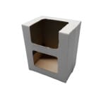 CUTII DISPLAY CO3 50 BUC/SET ALB 318x207x275