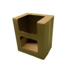 CUTII DISPLAY CO3 50BUC/SET NATUR 240x148x199