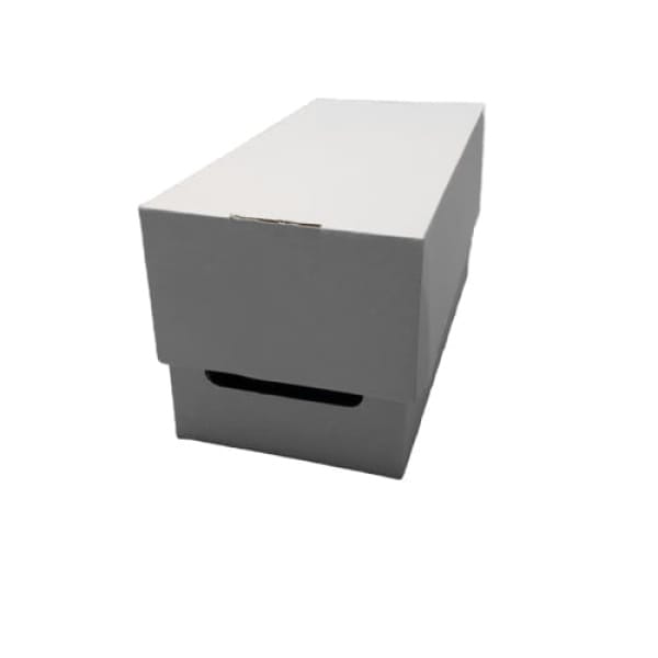 CUTII DISPLAY CU CAPAC PENTRU SACI MENAJ CO5 50 BUC/SET ALB 380x145x180