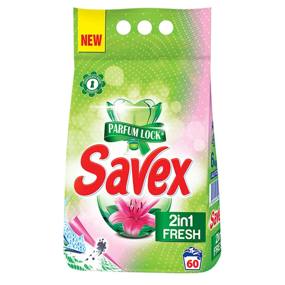 Savex 6 kg parfum look 2in1 fresh - imagine 1
