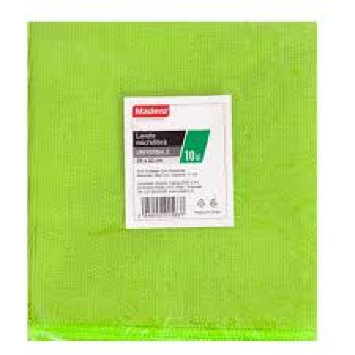Lavete microfibra (35x40) verzi 10/set madero - imagine 1