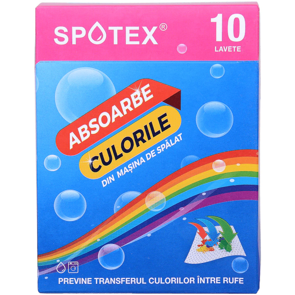 Lavete spotex mix color rufe10/set - imagine 1