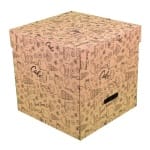 Cutii tort cu capac generic 330x330x330 mm natur 25 buc/set