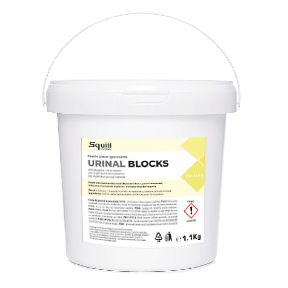 Pastile odorizante pisoar 1100gr squill 100/set - imagine 1