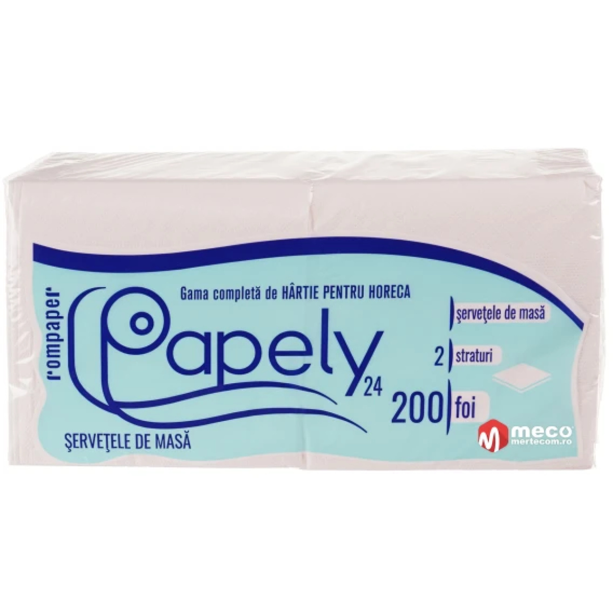 Rpp servetele 33x33 3str 200/set papely alb - imagine 1