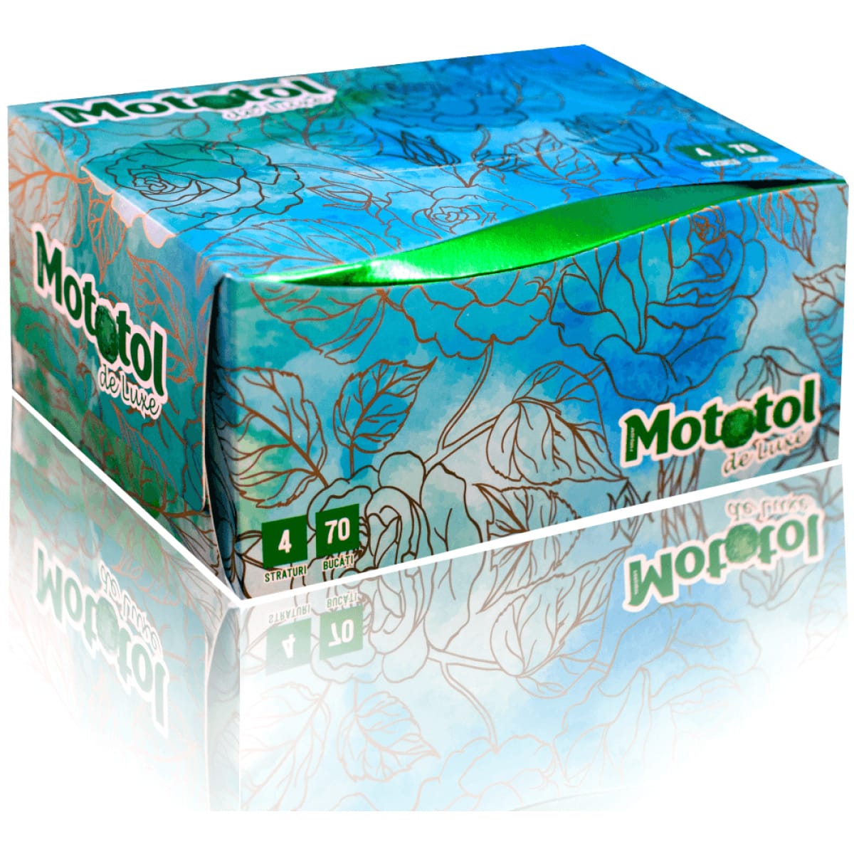 Rpp servetele la cutie 4str 70/set mototol de luxe - imagine 1