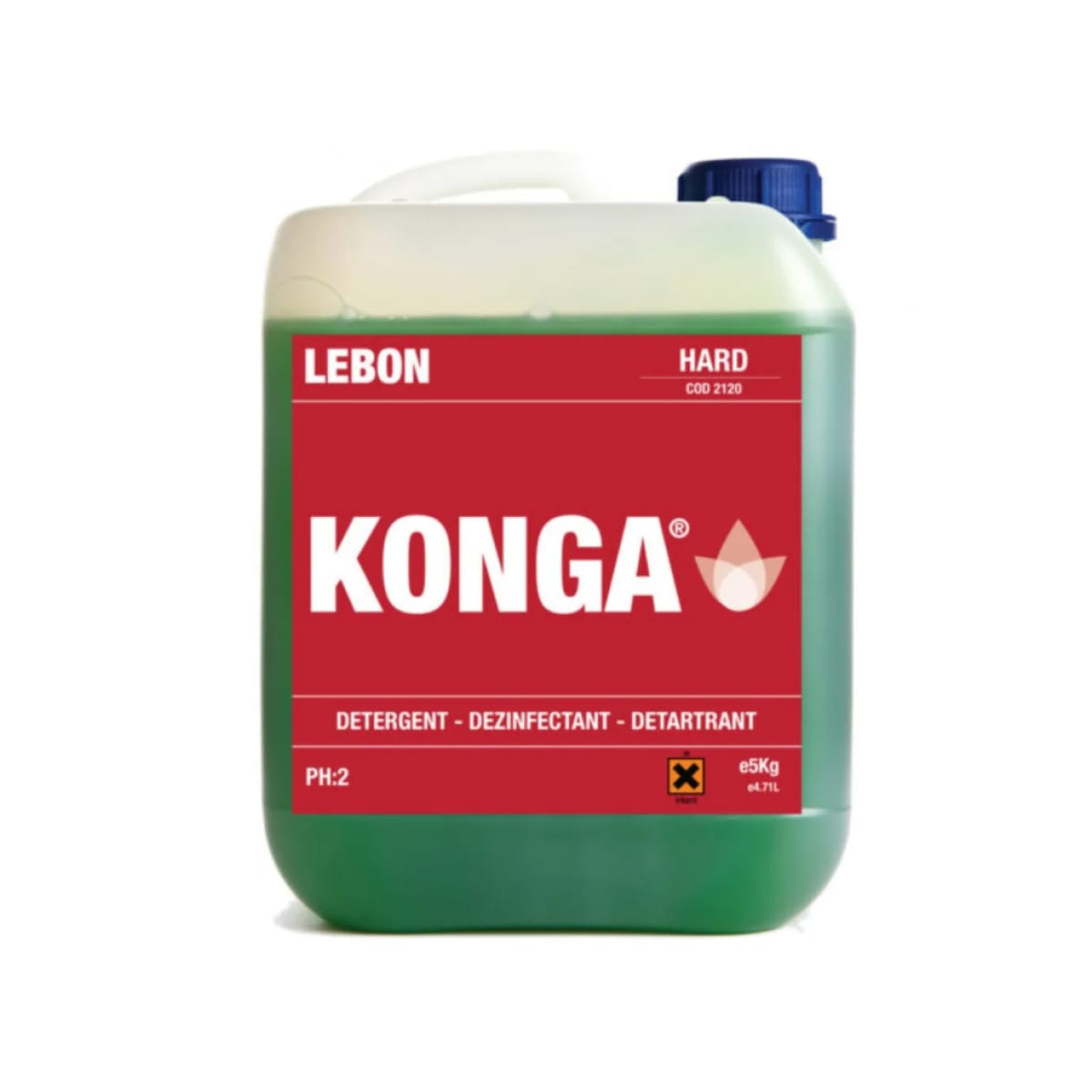 Konga hard det. dezinfectant 5kg - imagine 1
