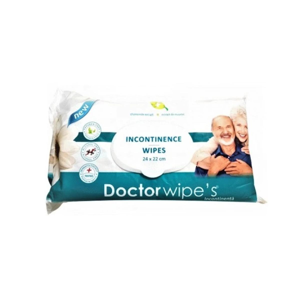Serv. umede doctor big 22x24 incontinenta (72)+cap - imagine 1