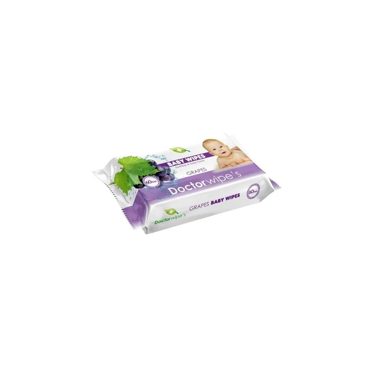 Serv. umede doctor wipes grapes (60)+cap - imagine 1