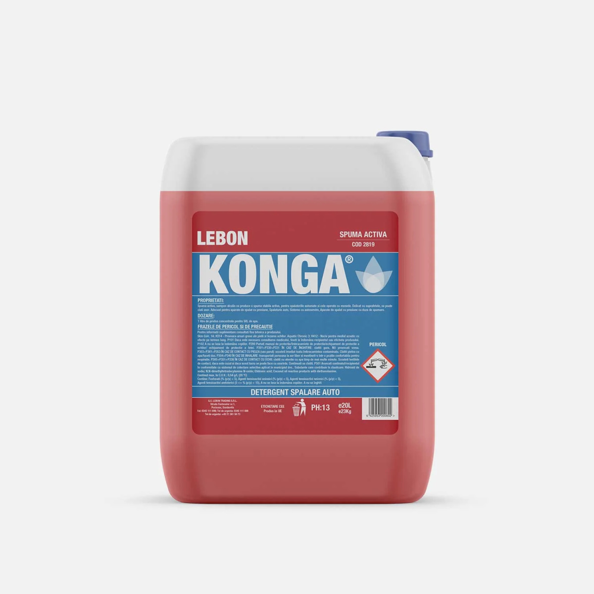 Konga low foam cleaner (navete/instalatii) 11kg - imagine 1