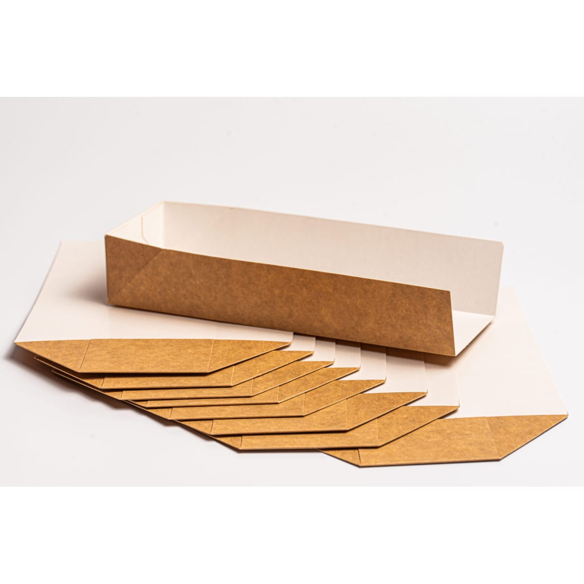 Tavita carton natur bagheta 179x42x40 100/set - imagine 1