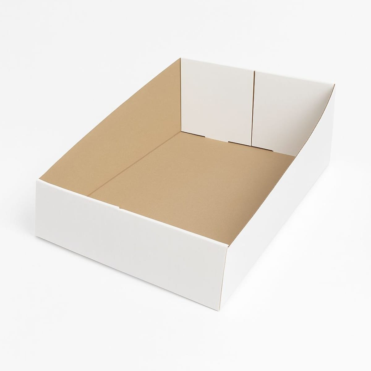Tavita carton 100 buc/set alb   305x430x150mm - imagine 1