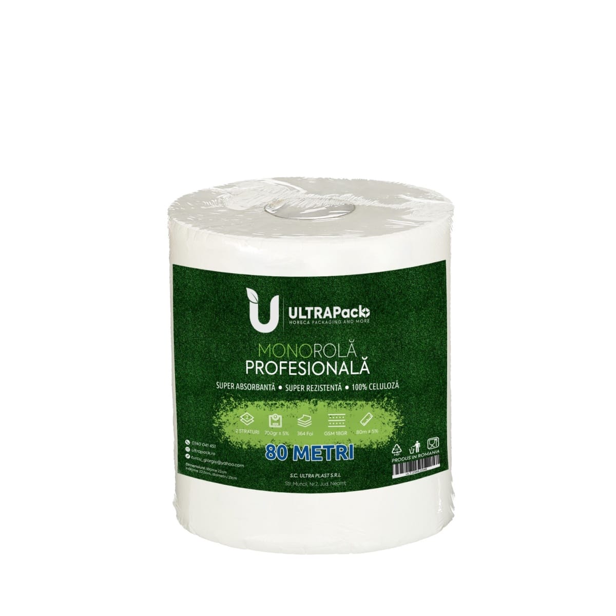 Rola hartie "ultra pack" 80m 700gr. - imagine 1