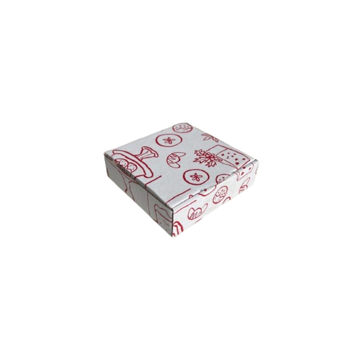 Cutie autoformare 100 buc/set alb pretiparit 100x100x30mm - imagine 1