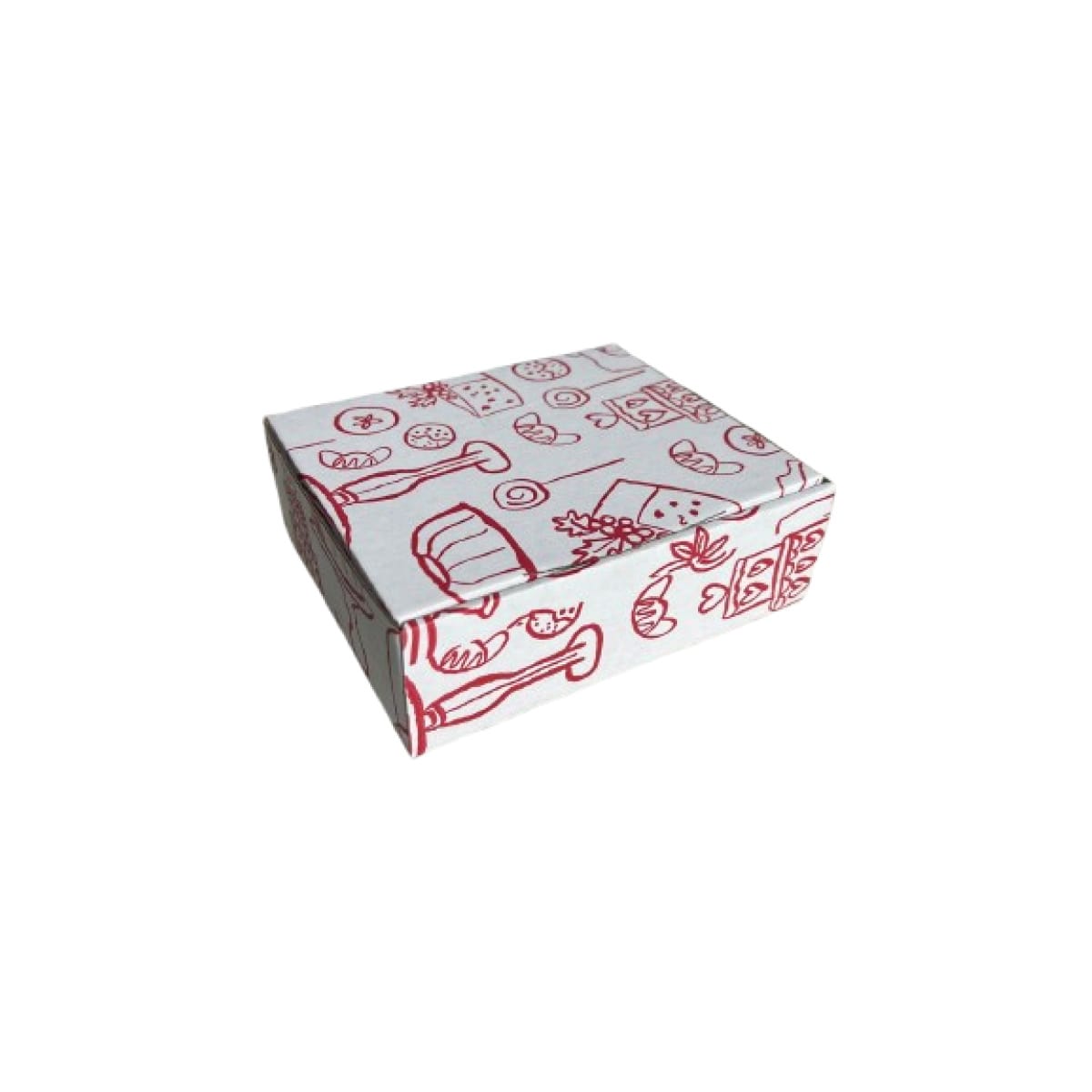 Cutie autoformare 100 buc/set alb pretiparit 150x125x50 mm - imagine 1