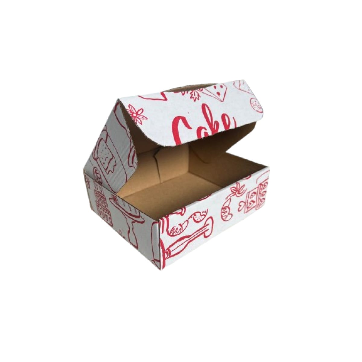 Cutie autoformare 100 buc/set alb pretiparit 150x125x50 mm - imagine 2