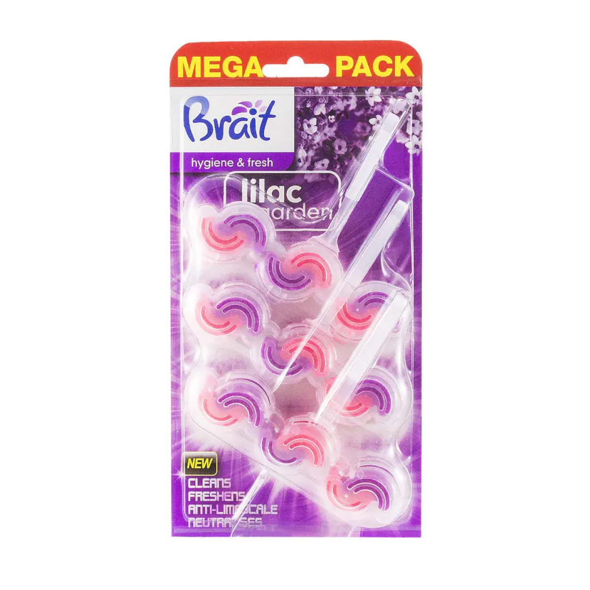 Brait wc hygiene&fresh liliac **3x45g** - imagine 1