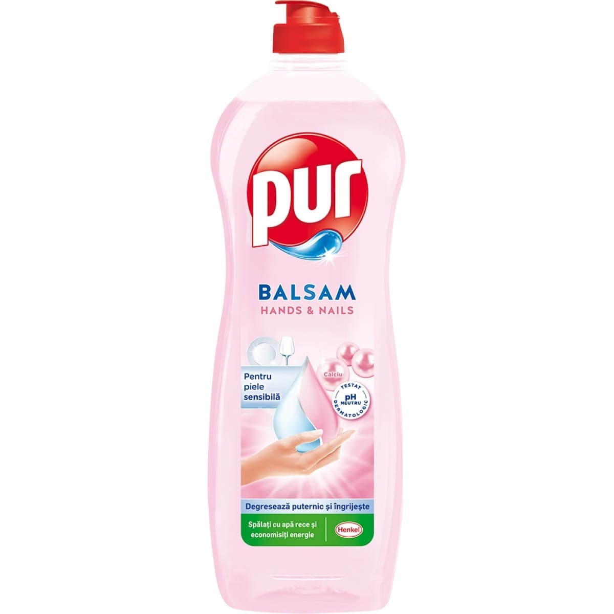 Pur detergent vase 750ml balsam hands & nails - imagine 1