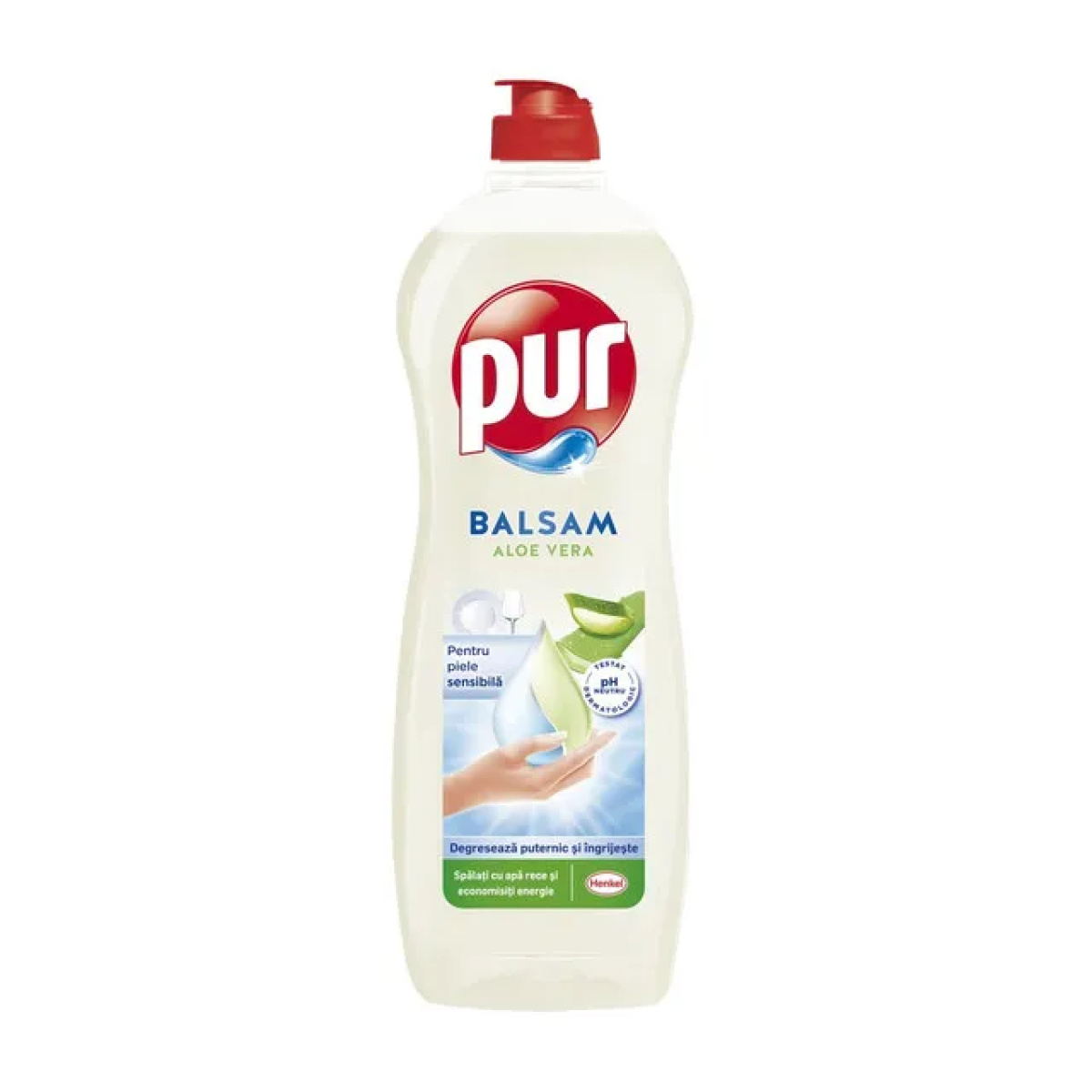 Pur detergent vase 750ml balsam aloe vera - imagine 1