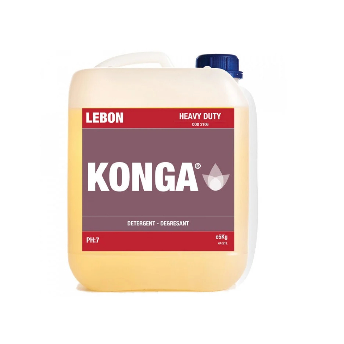 Konga heavy duty sr degresant ind. alimentara 5kg 2107 - imagine 1