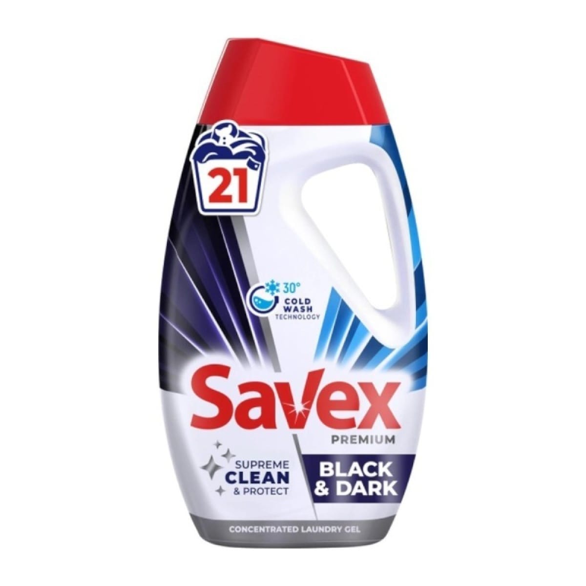 Savex lichid 945ml premium black&dark - imagine 1