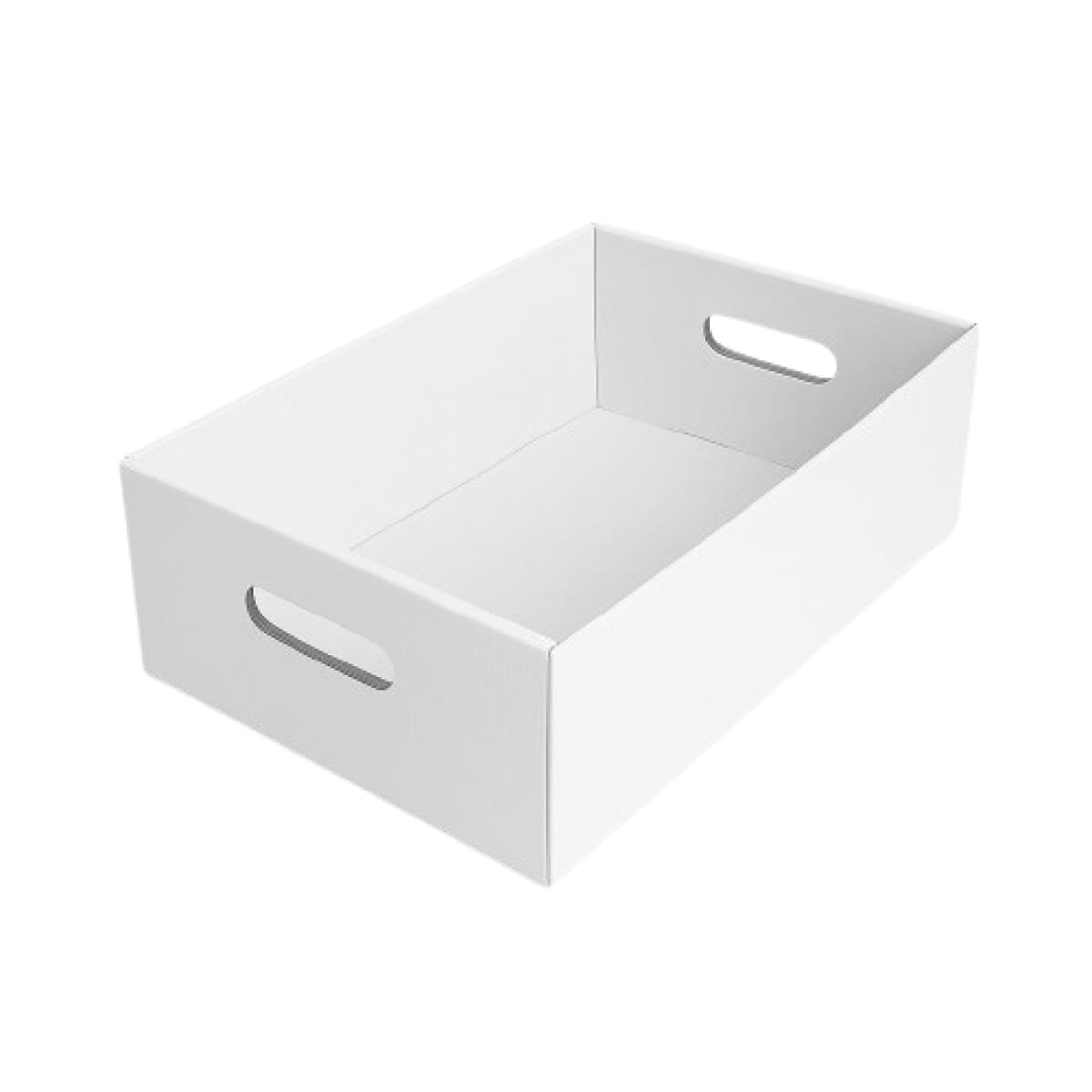 Tavite carton ondulat cu maner 100 buc/set folie 325x215x160 mm - imagine 1