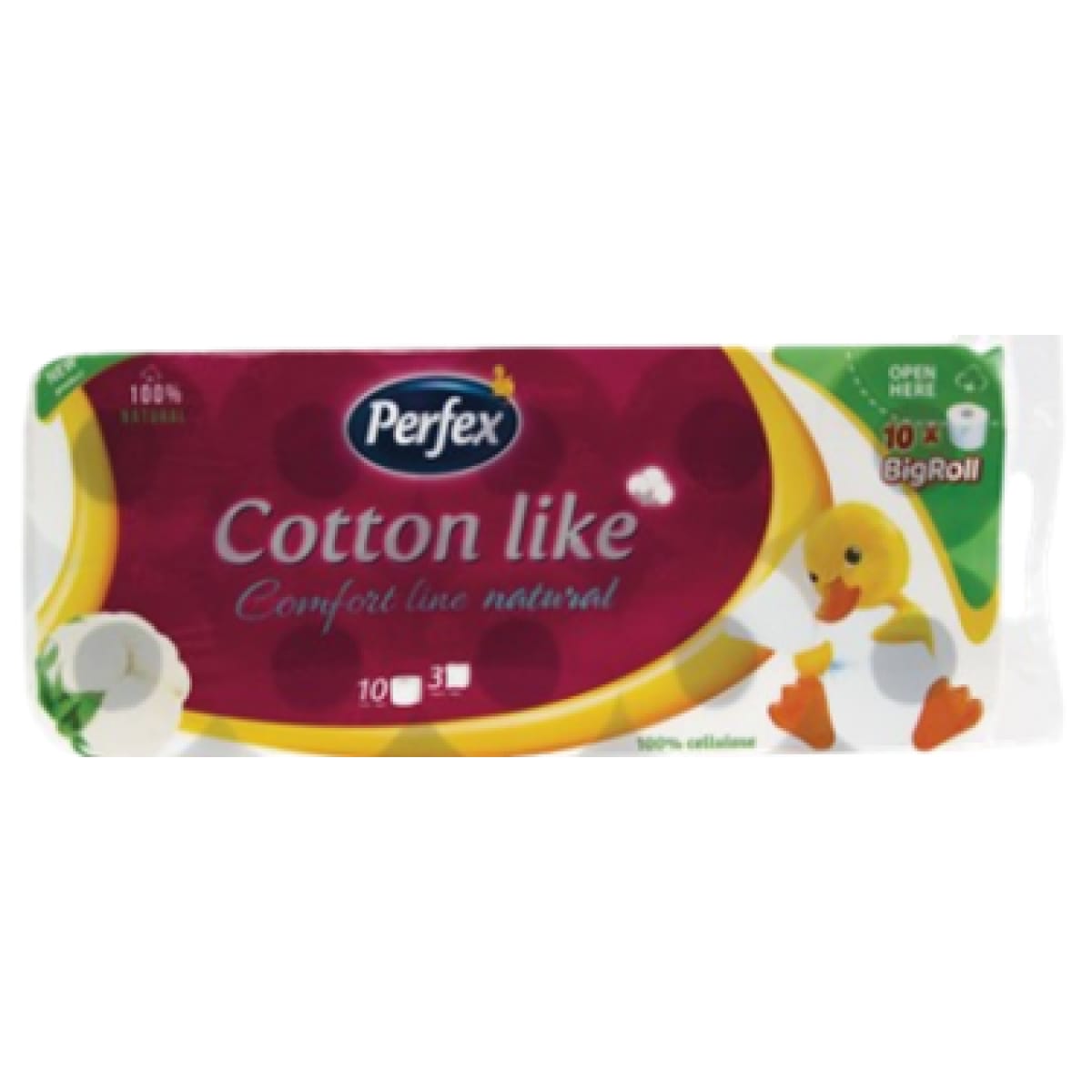 Hig perfex cotton comfort 3str alb 10/set 110foi - imagine 1