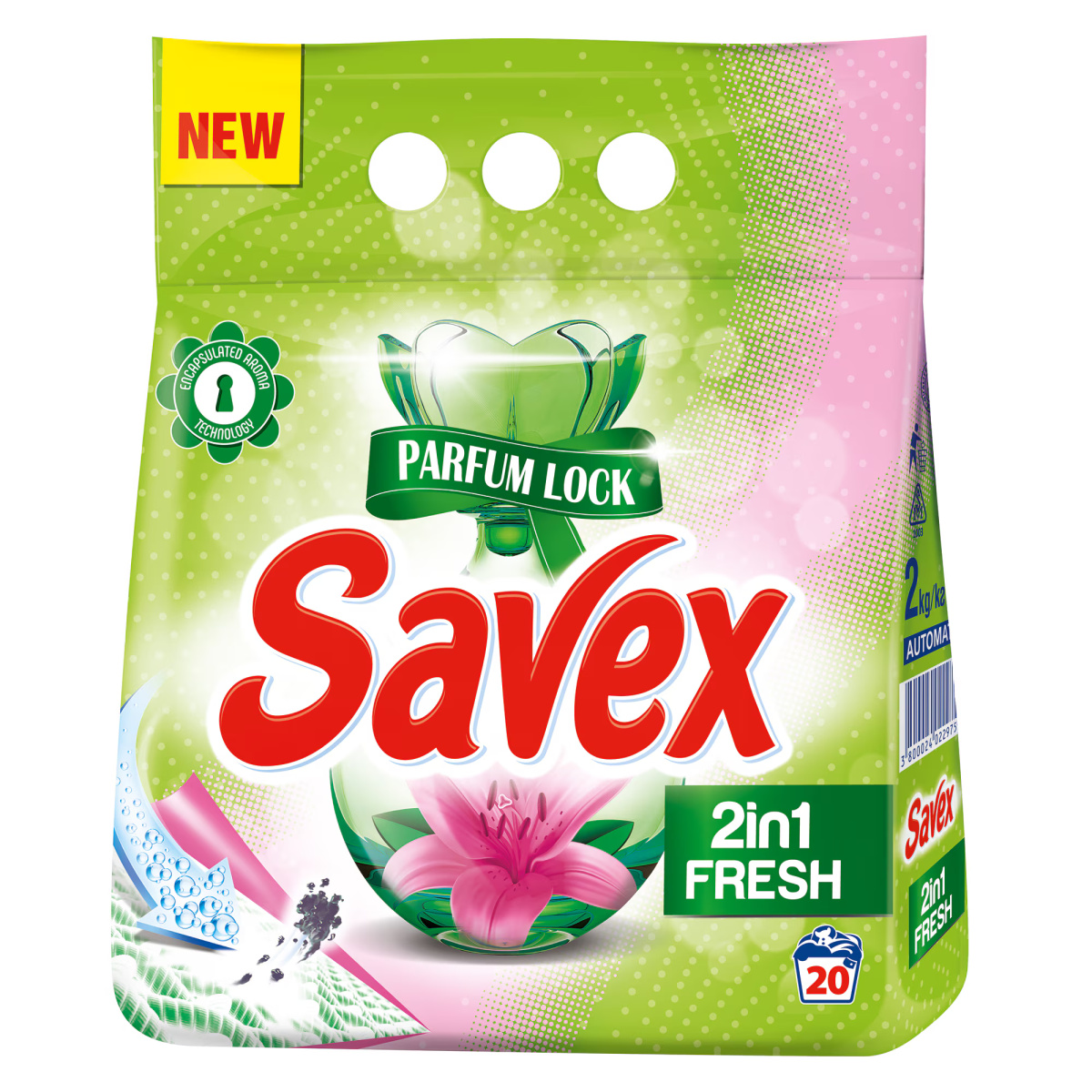 Savex 2 kg powerzyme 2in1 fresh - imagine 1