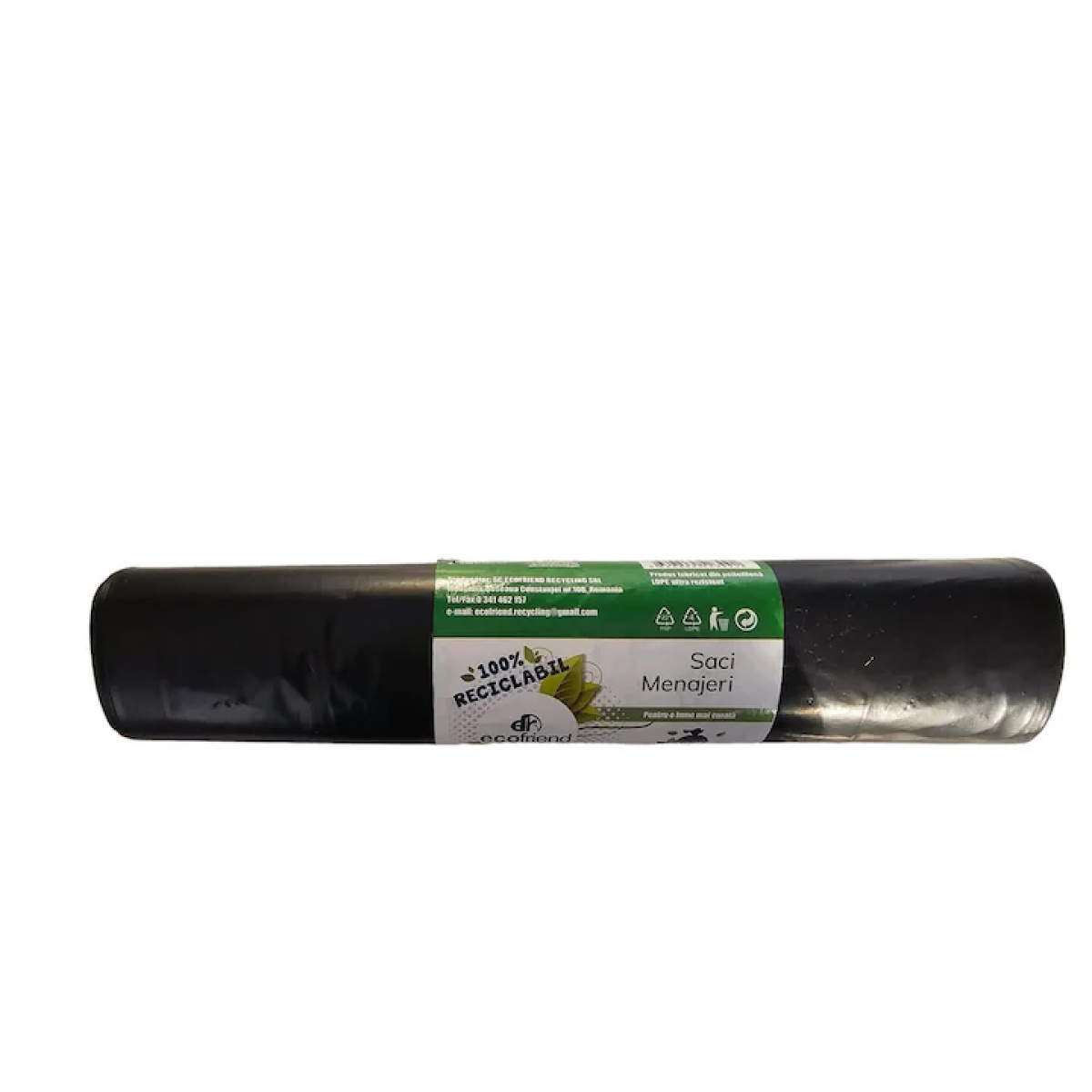 Saci menaj "ecofriend" 320l (10/set) negri - imagine 1