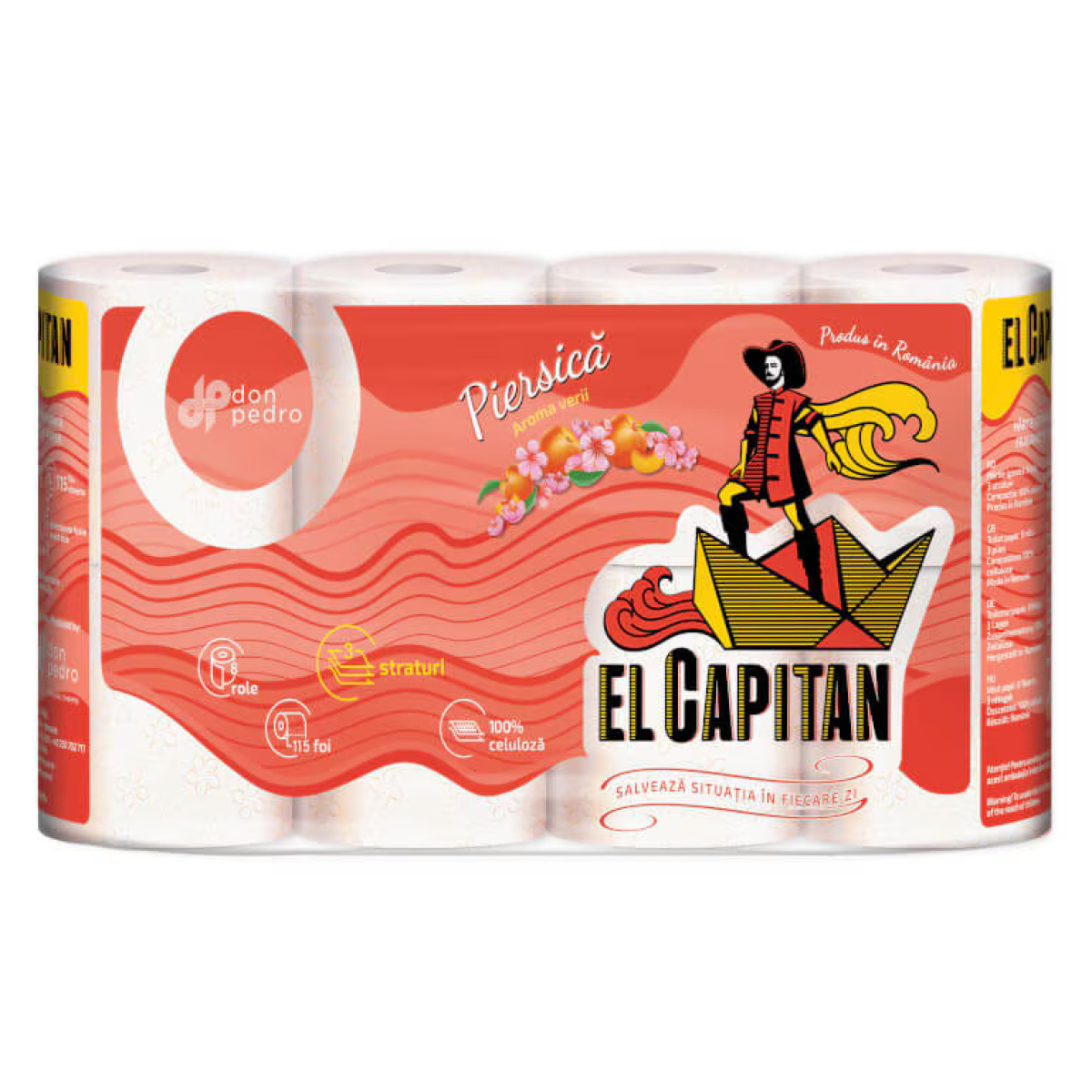 Hig "el capitan" 3str 8/set 115foi peach - imagine 1