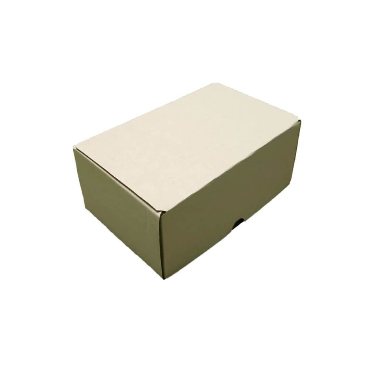 Cutie burger cu separator de cartofi 100 buc/set alb 220x140x110 - imagine 1