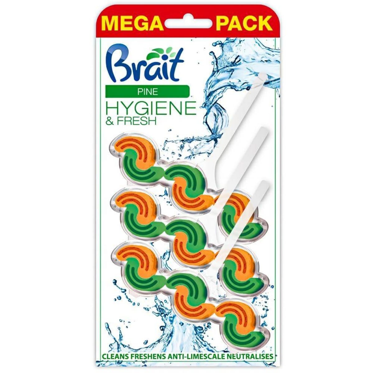 Brait wc hygiene&fresh pin **3x45g** - imagine 1