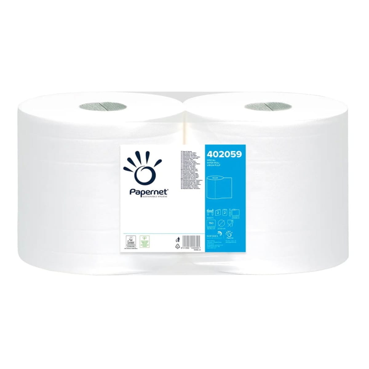Rola ind. alba 2str. 232m 402059 papernet 2 buc/set - imagine 1
