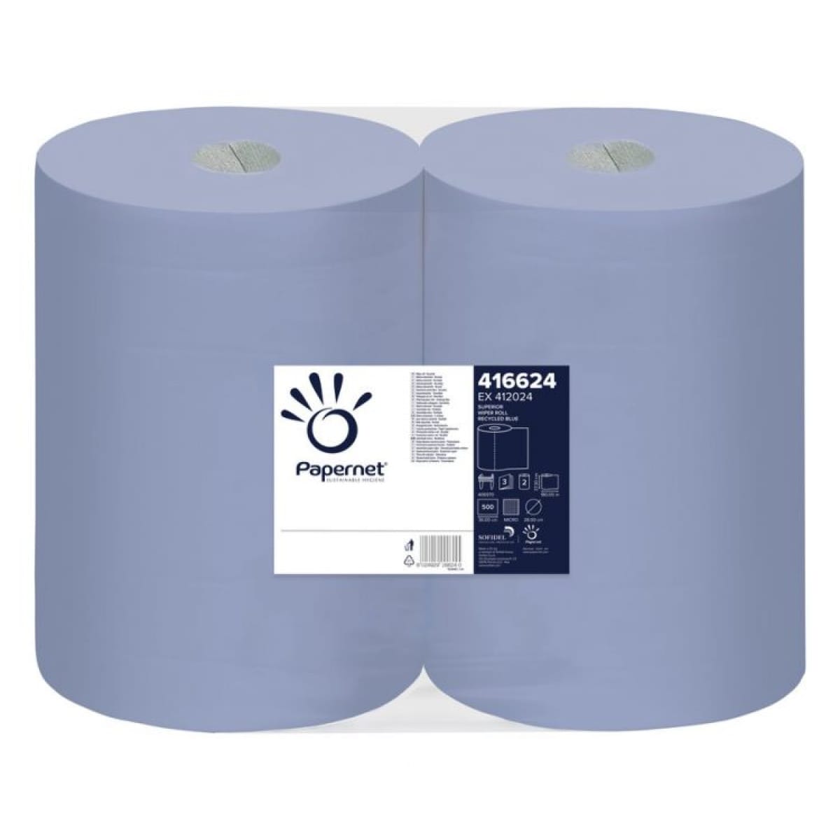 Rola ind. albastra 3str. 180m 416624 papernet - imagine 1