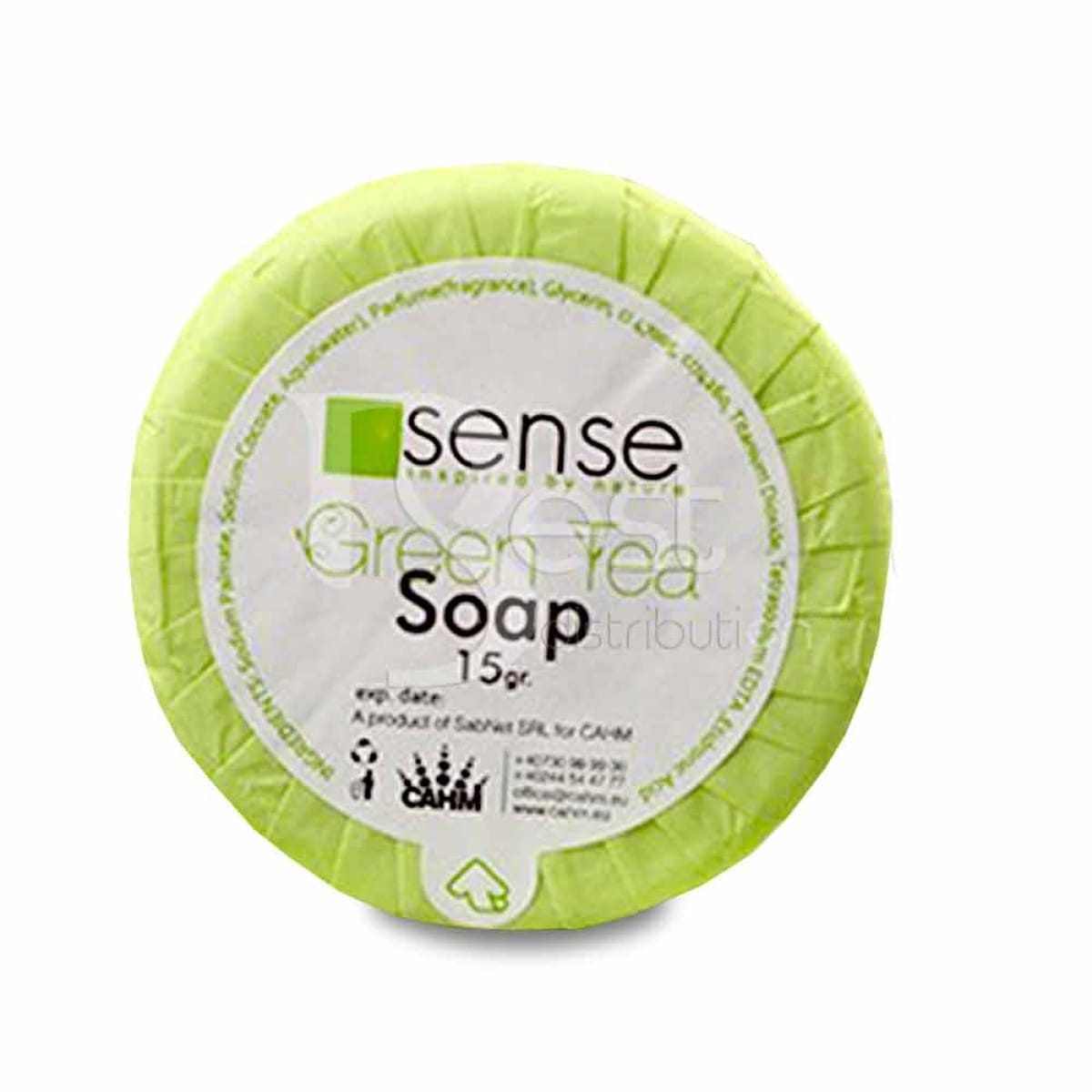 Sense sapun hotelier 15gr **green tea** (30011) 25 buc/set - imagine 1