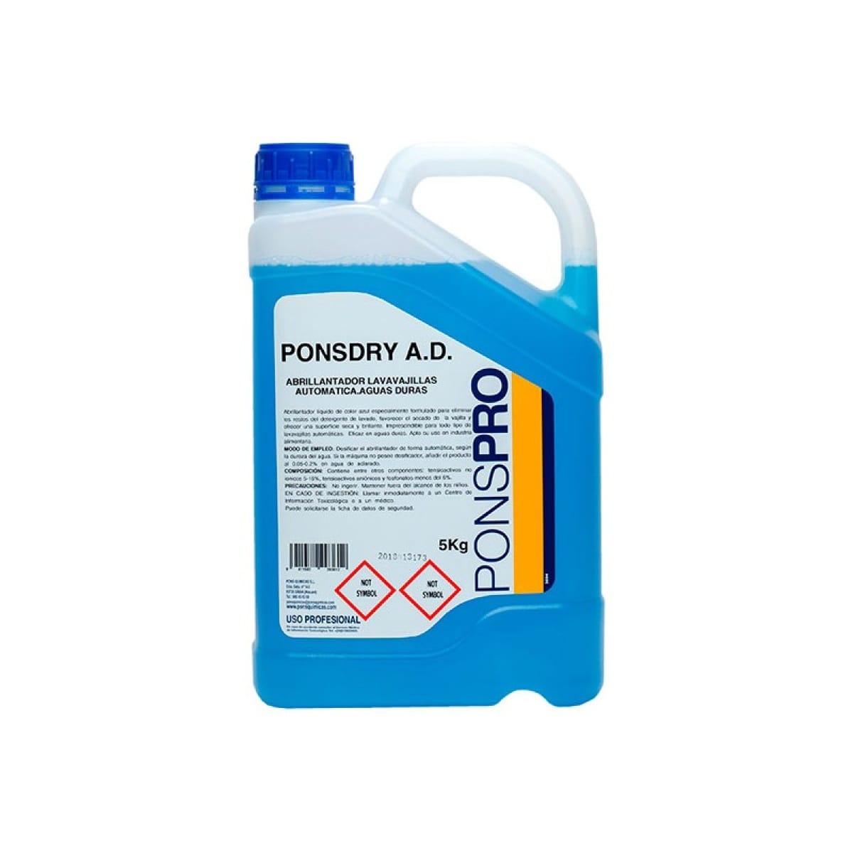 Solutie clatire vase PONSDRY AD 5 KG - imagine 1