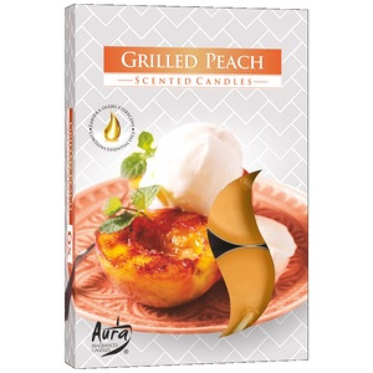 Lumanari pastila parfumata ''GRILLED PEACH '' 6/set - imagine 1