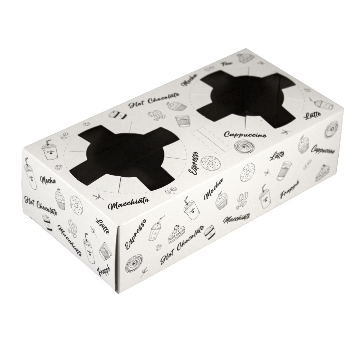 Suport pahar carton urban x2 100 buc/set - imagine 1