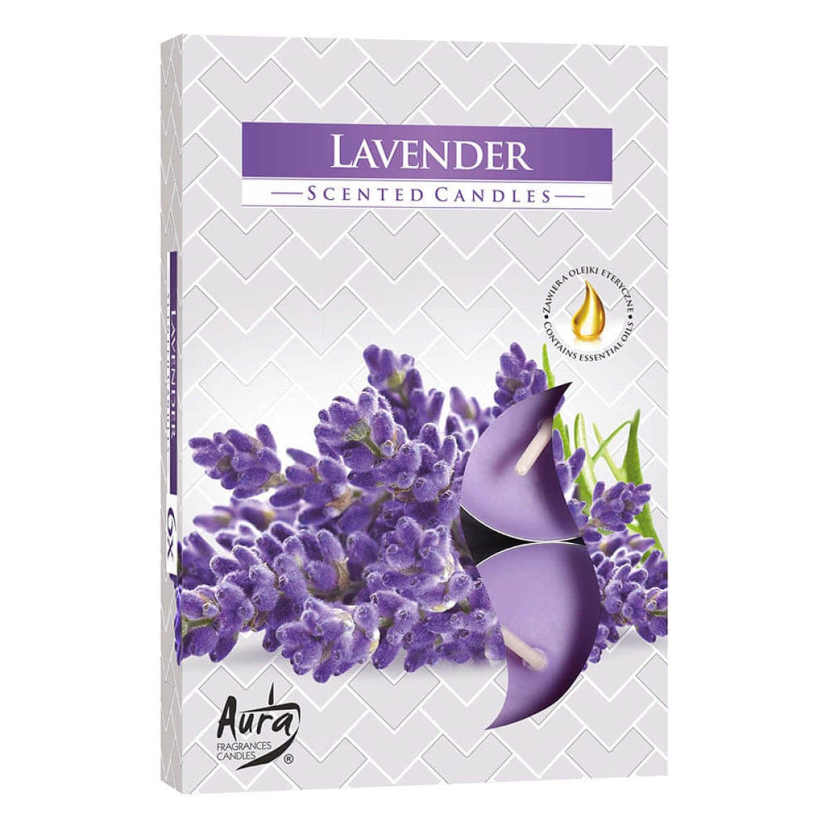 Lumanari pastila parfumata ''LAVENDER '' 6/set - imagine 1