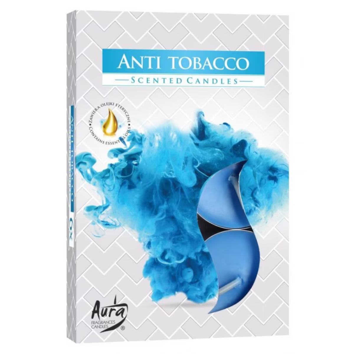 Lumanari pastila parfumata ''ANTI TOBACCO'' 6/set - imagine 1