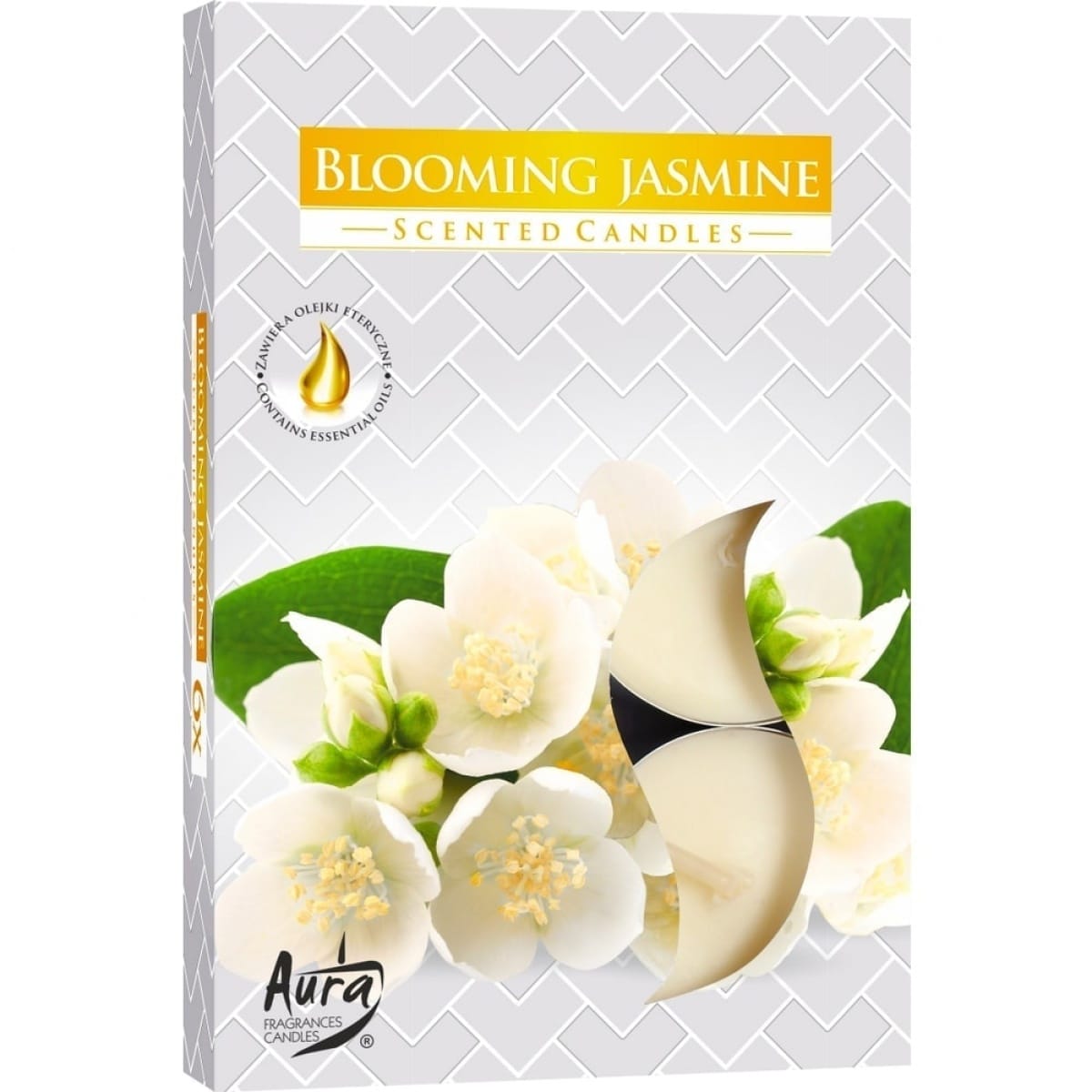 Lumanari pastila parfumata ''BLOOMING JASMINE '' 6/set - imagine 1