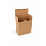 Cutii cu preformare 100 buc set natur 200x100x175 mm - Cutii Preformare Naturale 100 Buc 175 mm - imagine 2