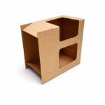 CUTII DISPLAY CO3 50 BUC SET NATUR 318x207x275 - Cutii Display Naturale 50 BUC - imagine 3