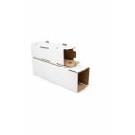 Cutii clasice de vin 1 sticla cu separator CO5 alb 130x130x395 50 buc set - Cutii Vin Alb Cu Separator - imagine 3